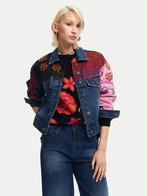 Desigual Τζιν μπουφάν · Έγχρωμο