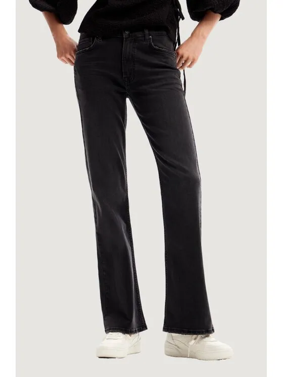 Desigual Τζιν · Μαύρο · Slim Fit