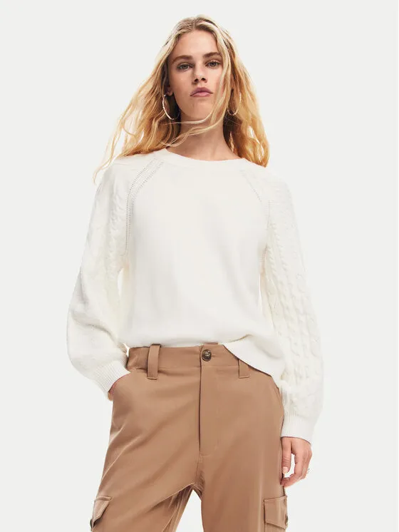 Πουλόβερ · Λευκό · Regular Fit