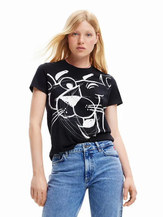 Desigual T-Shirt · Μαύρο