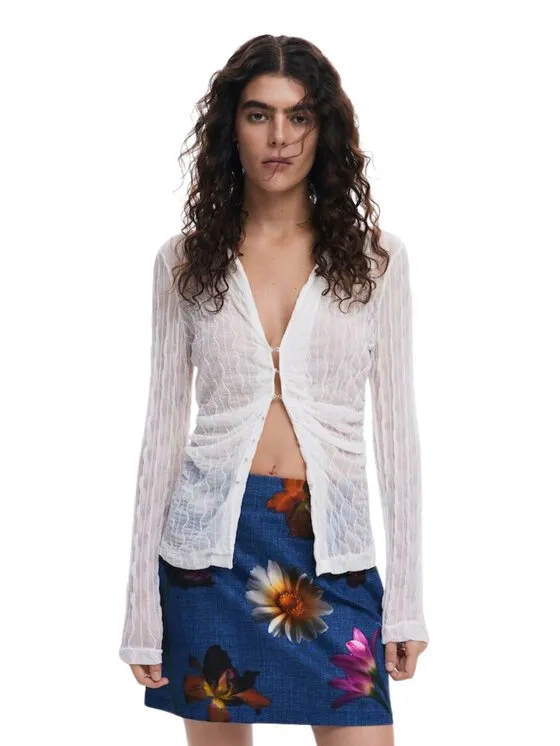 Desigual Φούστα midi · Μπλε