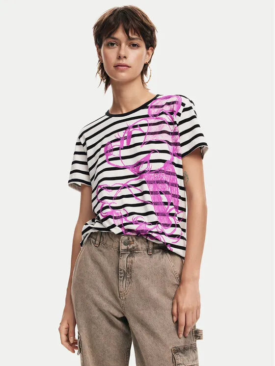 Desigual T-Shirt · Λευκό