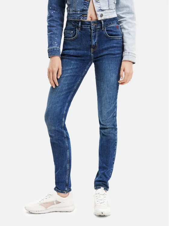 Desigual Τζιν · Σκούρο μπλε · Skinny Fit