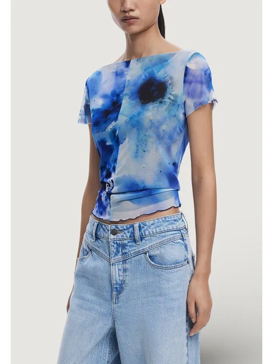 T-Shirt · Μπλε