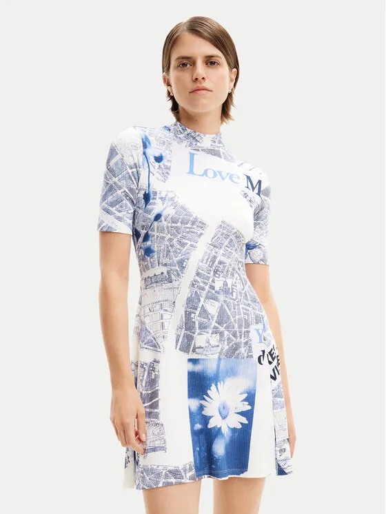 Desigual Φόρεμα καθημερινό · Μπλε · Mini