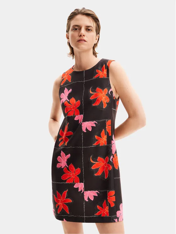 Desigual Φόρεμα καλοκαιρινό · Μαύρο · Mini