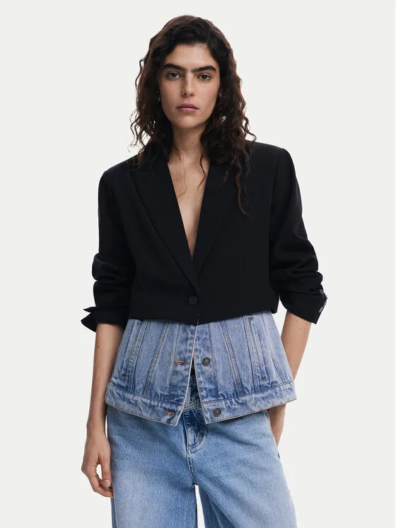Σακάκι · Μαύρο · Regular Fit