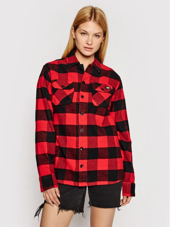 Dickies Πουκάμισο · Κόκκινο · Regular Fit
