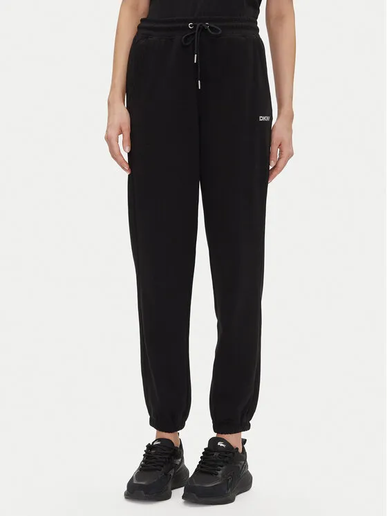 DKNY Sport Παντελόνι φόρμας · Μαύρο · Relaxed Fit