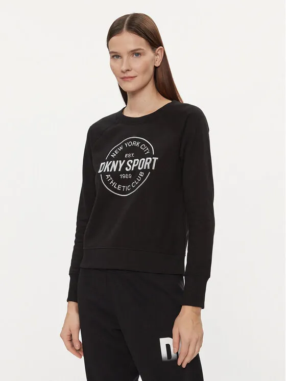 DKNY Sport Μπλούζα · Μαύρο · Regular Fit
