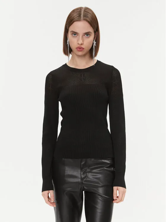 DKNY Πουλόβερ · Μαύρο · Regular Fit