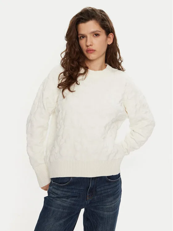 DKNY Πουλόβερ · Εκρού · Regular Fit