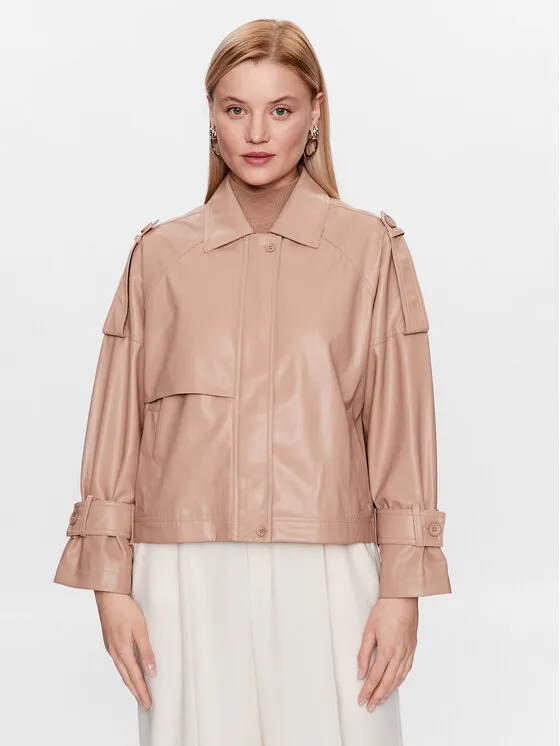 DKNY Μπόμπερ μπουφάν · Μπεζ