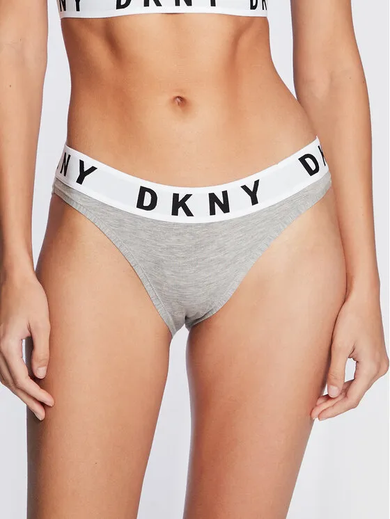 DKNY Σλιπ κλασικά · Γκρι