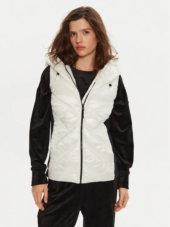 DKNY Αμάνικο Μπουφάν · Λευκό
