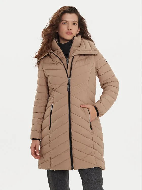 DKNY Μπουφάν χειμωνιάτικο · Καφέ