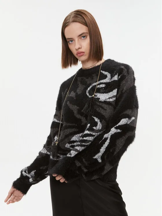 DKNY Πουλόβερ · Μαύρο · Regular Fit