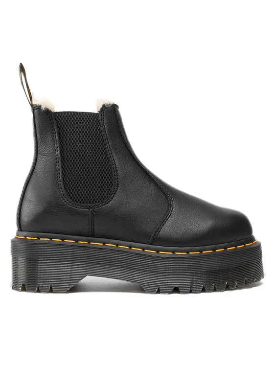 Dr. Martens Μποτάκια με λάστιχο · Μαύρο