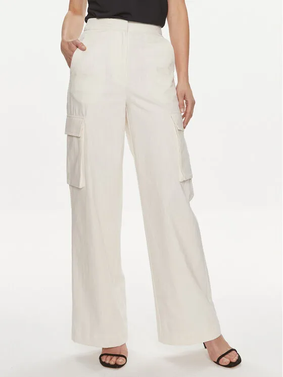 Edited Παντελόνι υφασμάτινο · Λευκό · Regular Fit