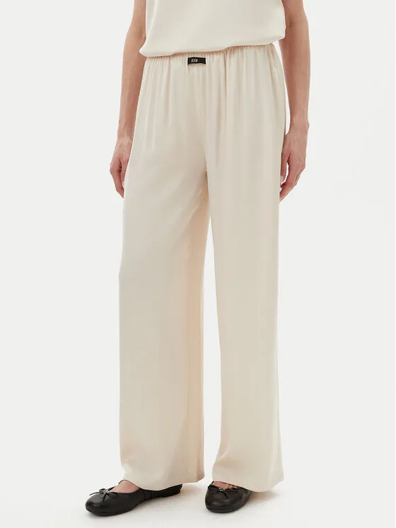 Παντελόνι Palazzo · Εκρού · Regular Fit