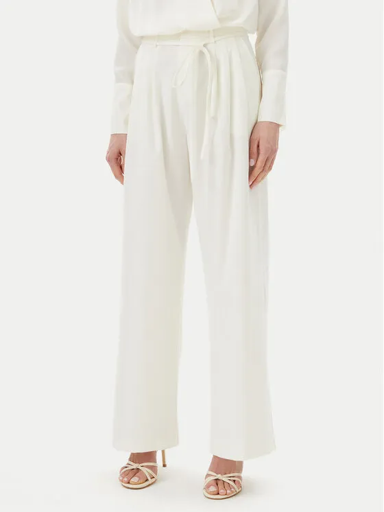 Παντελόνι Palazzo · Εκρού · Regular Fit