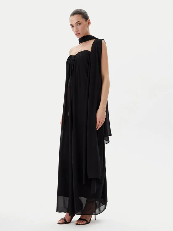 Φόρεμα βραδινό · Μαύρο · Maxi