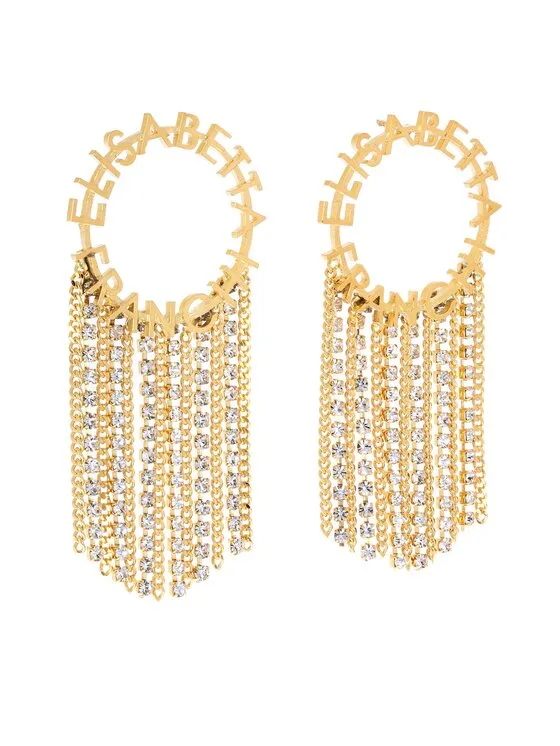 Σκουλαρίκια · Χρυσό · Ορείχαλκος, Γυαλί