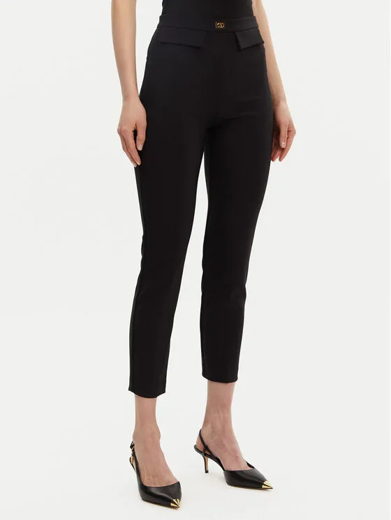 Elisabetta Franchi Παντελόνι υφασμάτινο · Μαύρο · Regular Fit