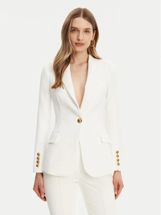 Elisabetta Franchi Σακάκι · Λευκό · Regular Fit