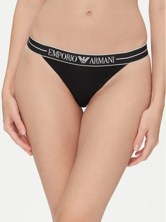 Emporio Armani Underwear Σετ 2 τεμάχια στρίνγκ · Μαύρο