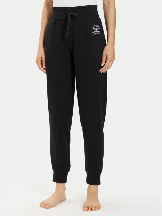 Emporio Armani Underwear Παντελόνι φόρμας · Μαύρο · Relaxed Fit