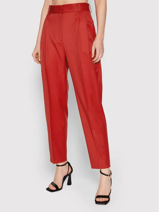 Fabiana Filippi Παντελόνι chino · Κόκκινο · Relaxed Fit