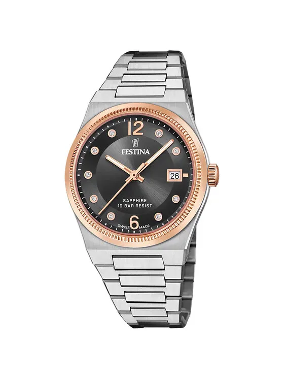 Festina Ρολόι · Ασημί