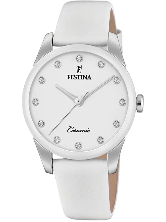 Festina Ρολόι · Λευκό