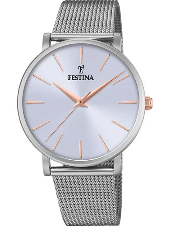 Festina Ρολόι · Ασημί