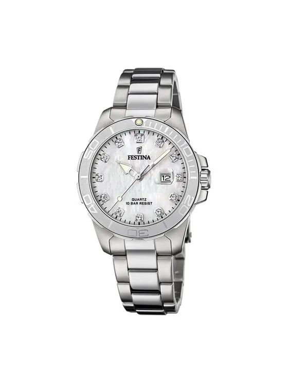 Festina Ρολόι · Ασημί