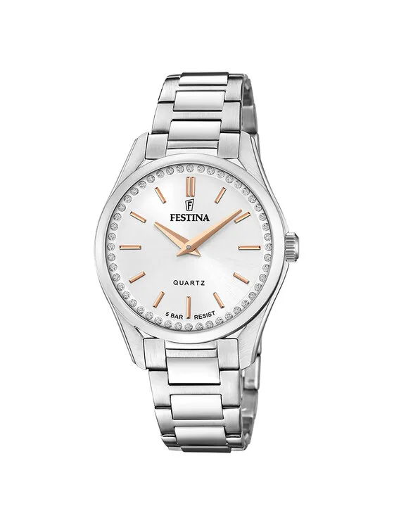 Festina Ρολόι · Ασημί
