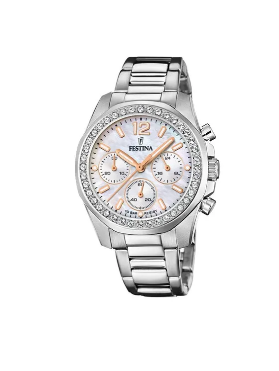 Festina Ρολόι · Ασημί