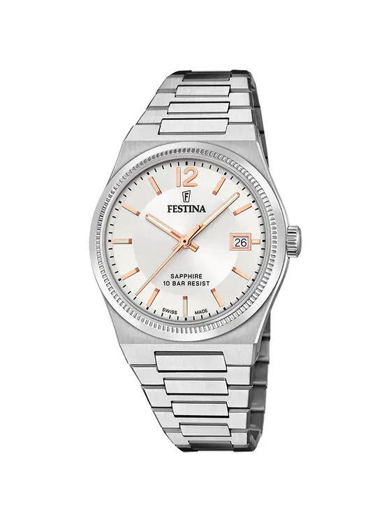 Festina Ρολόι · Ασημί