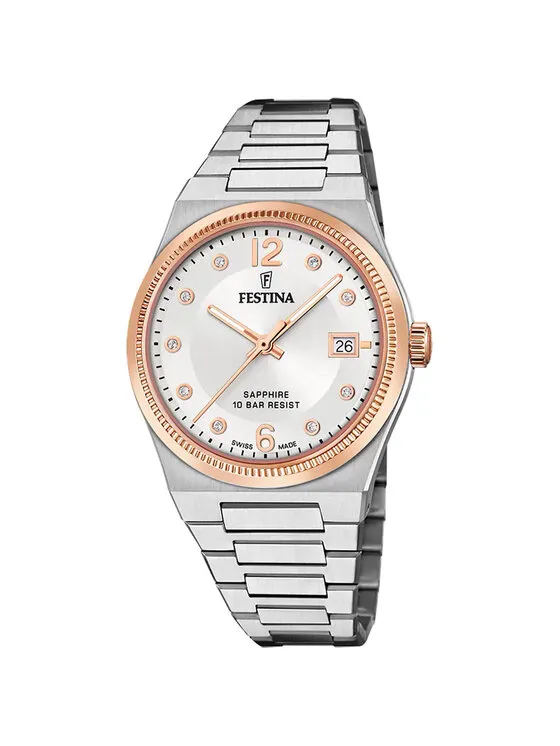Festina Ρολόι · Ασημί