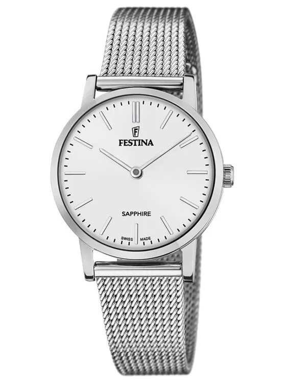Festina Ρολόι · Ασημί