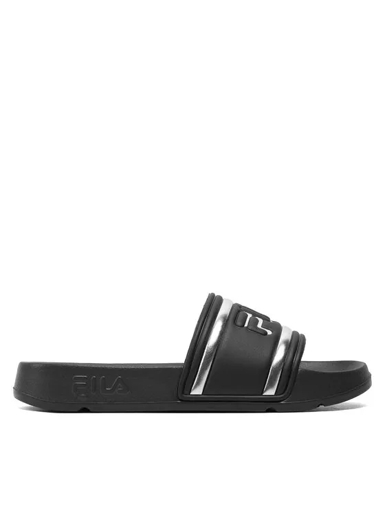 Fila Παντόφλες · Morro Bay Logo Slipper Wmn FFW0102 · Μαύρο