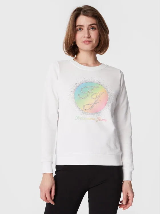 Fracomina Μπλούζα · Λευκό · Regular Fit