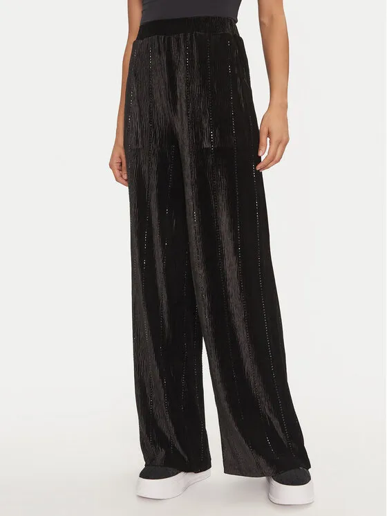 Fracomina Παντελόνι Palazzo · Μαύρο · Regular Fit