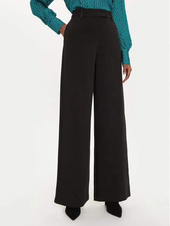 Fracomina Παντελόνι Palazzo · Μαύρο · Regular Fit