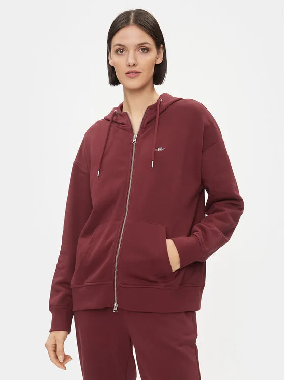 Gant Μπλούζα · Μπορντό · Relaxed Fit