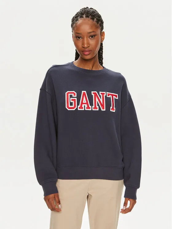 Gant Μπλούζα · Σκούρο μπλε · Relaxed Fit