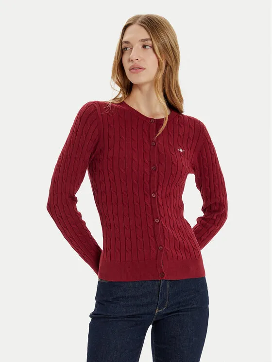 Gant Ζακέτα · Κόκκινο · Slim Fit