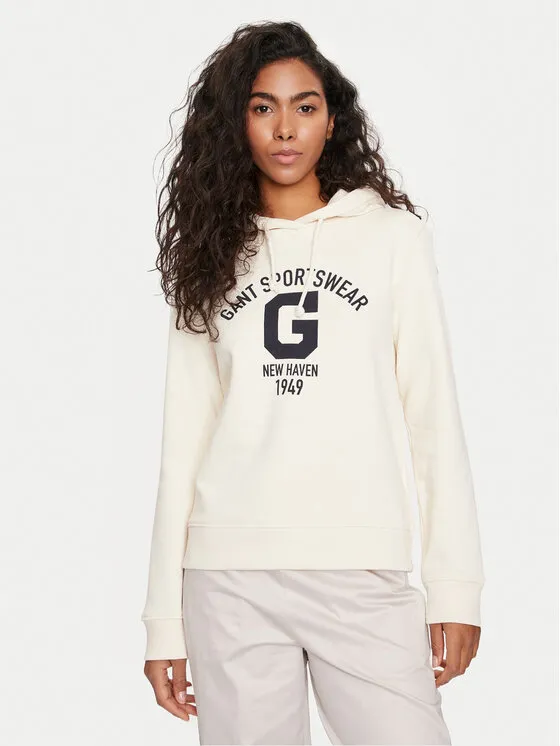 Gant Μπλούζα · Εκρού · Relaxed Fit