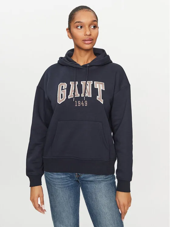 Gant Μπλούζα · Σκούρο μπλε · Relaxed Fit